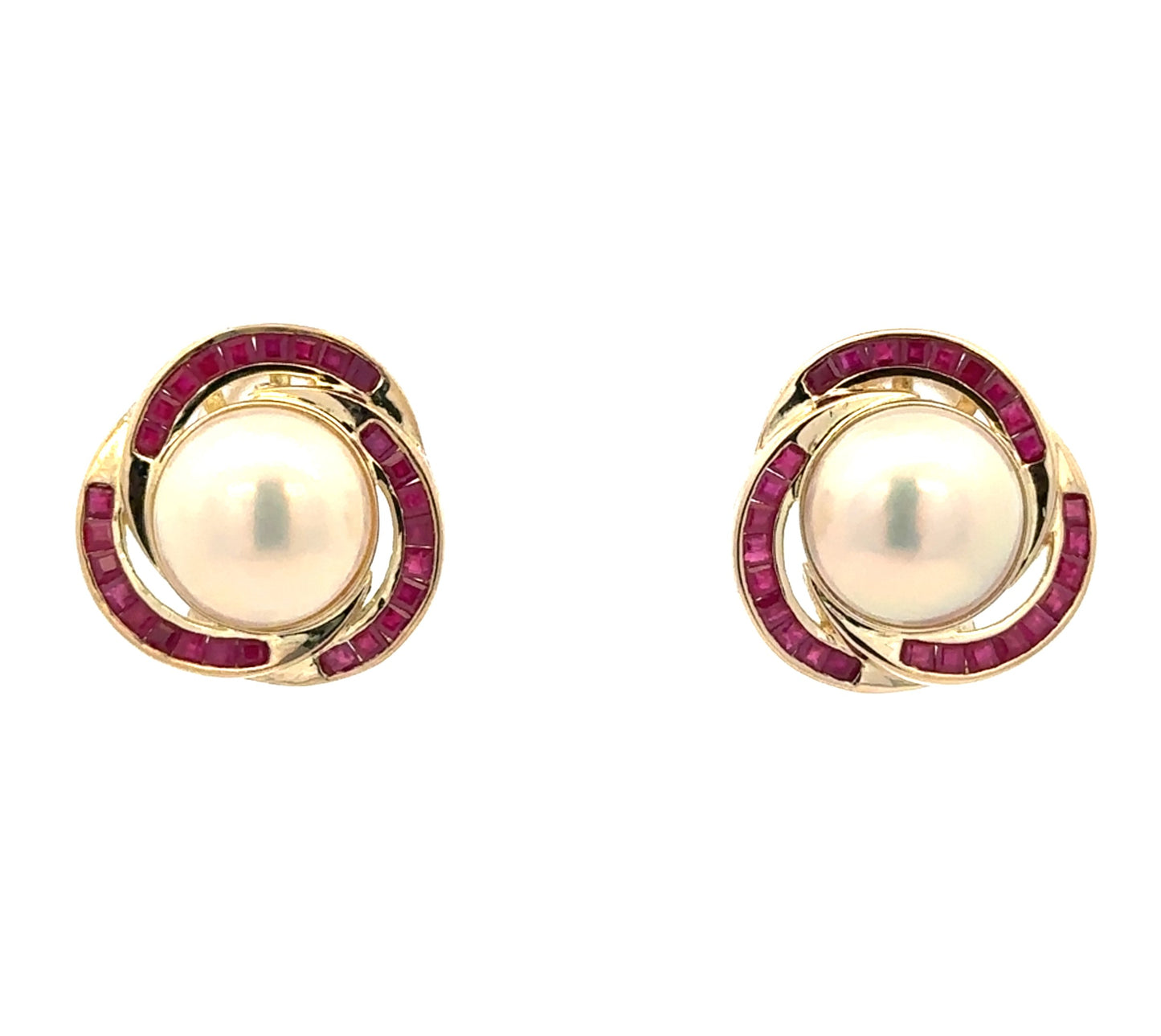 Mabe Pearl Earrings