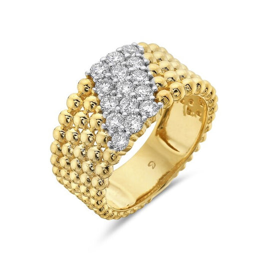 Gold And Diamond Ring