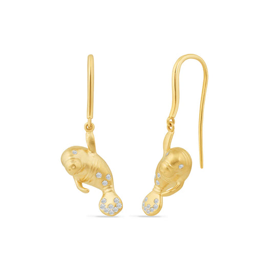 Manatee Earrings