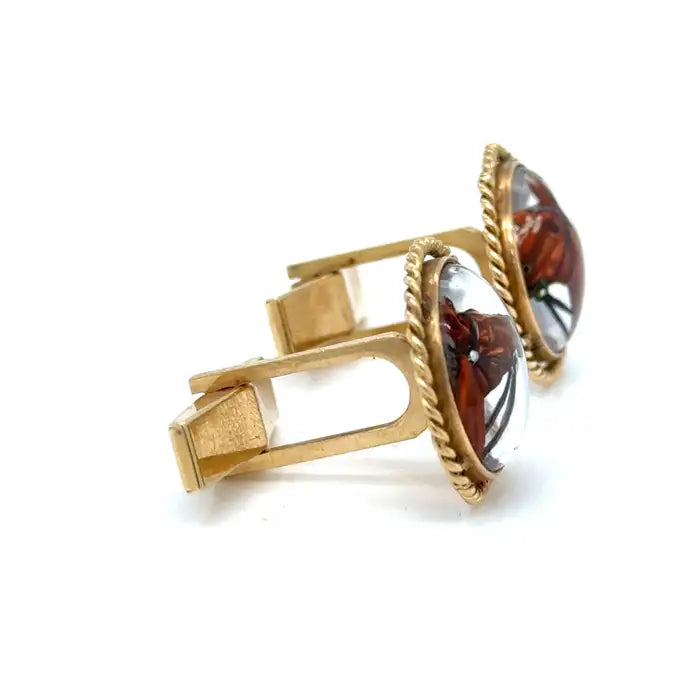 Gold Equestrian Cufflinks