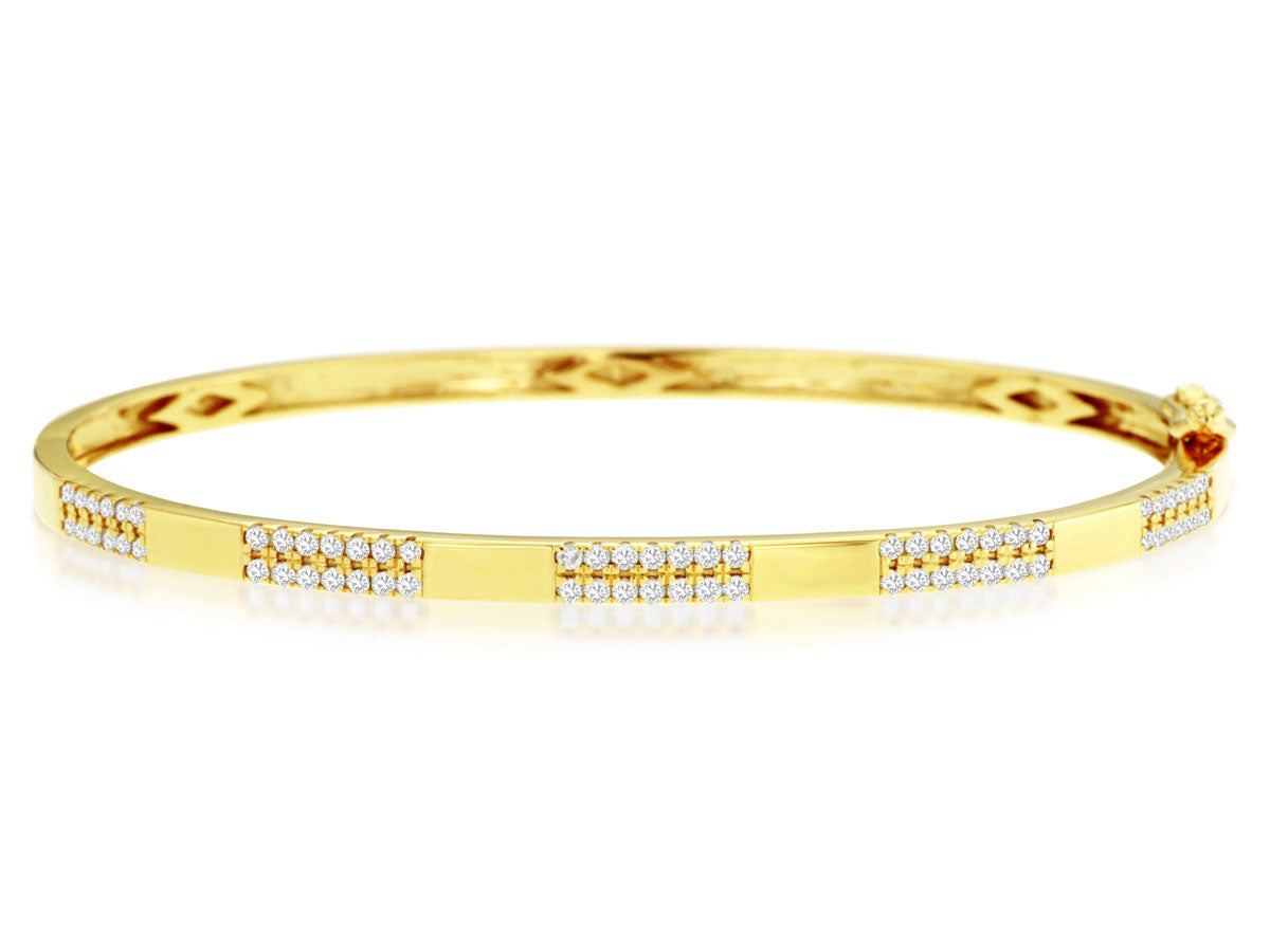 Diamond Bangle Bracelet
