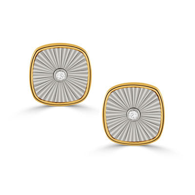 Gold And Diamond Earrings