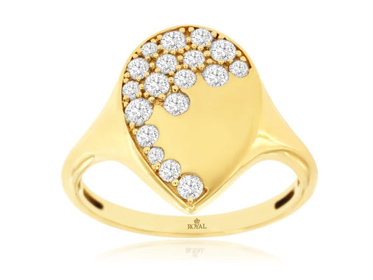 Gold And Diamond Ring