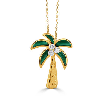 Palm Tree Necklace