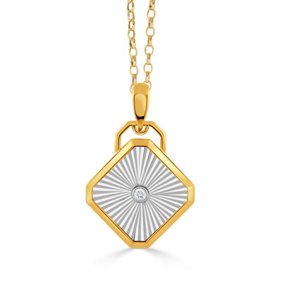 Gold And Diamond Necklace