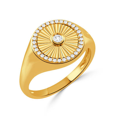 Gold And Diamond Ring