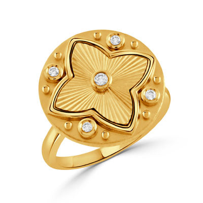 Gold And Diamond Ring